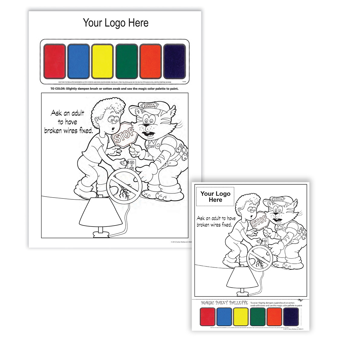 Kato’s Frayed Cords Electrical Safety Paint Sheet Culver Company