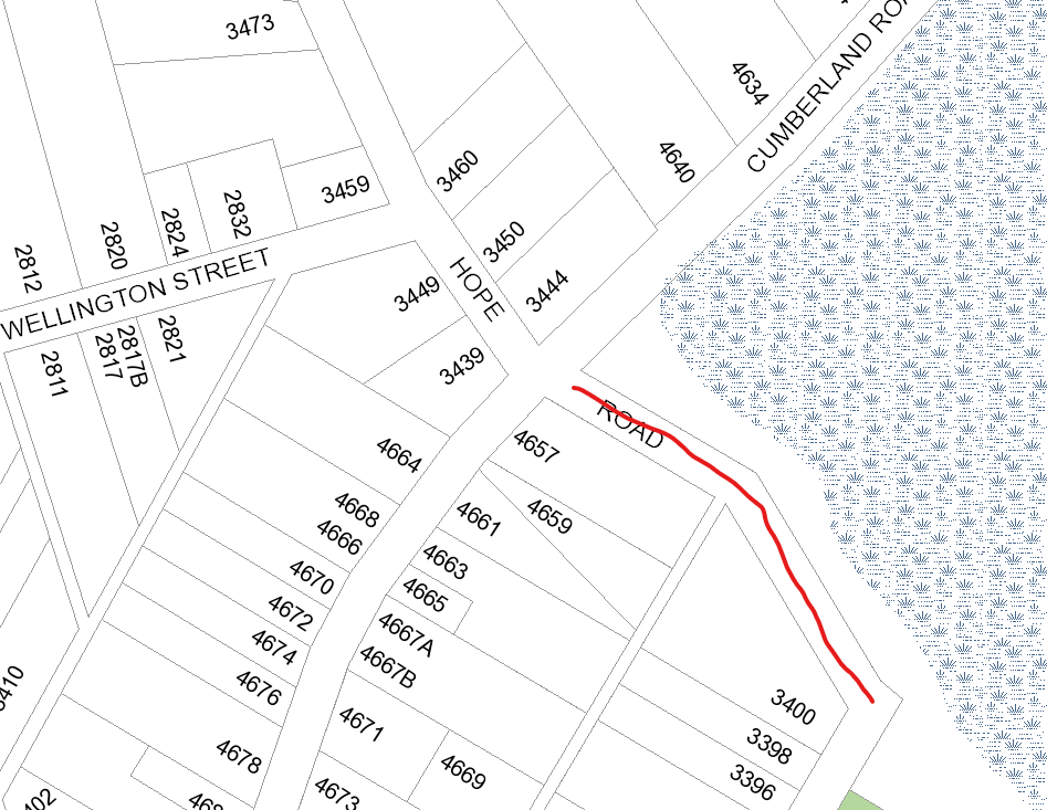 Road Closure Hope Rd Wednesday Sep 22, 2021 The Village of Cumberland