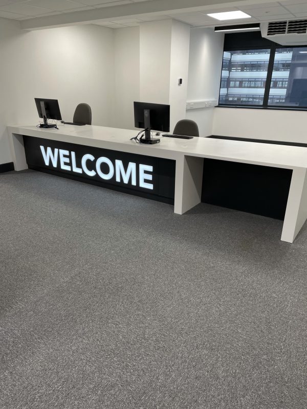 Flooring project for Sheffield City College at Pennine 5 A. Cumberlidge