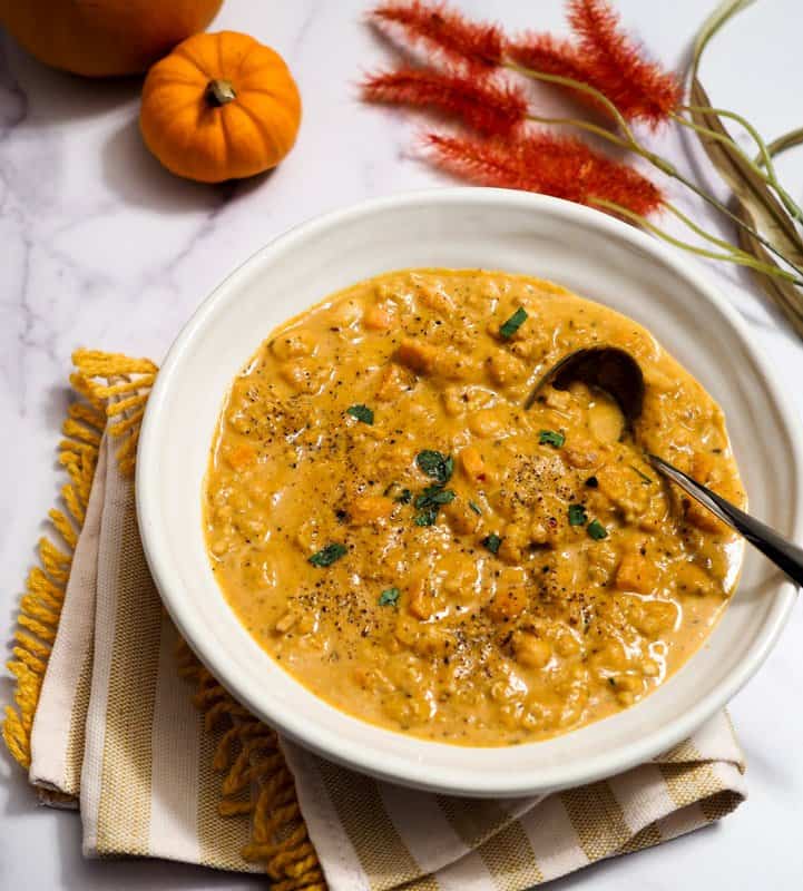 Ground Chicken Pumpkin Chili Cumber's Corner