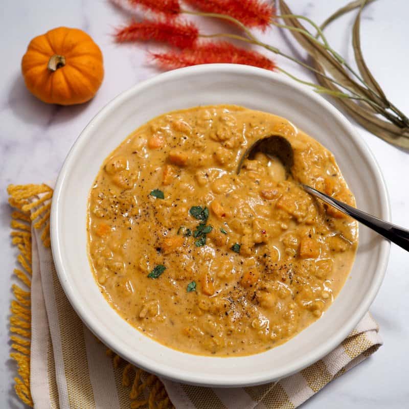 Ground Chicken Pumpkin Chili Cumber's Corner