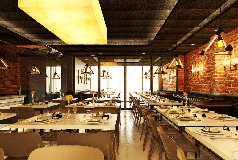 Modern Interior Designs For The Restaurant Cumin Indian Restaurant