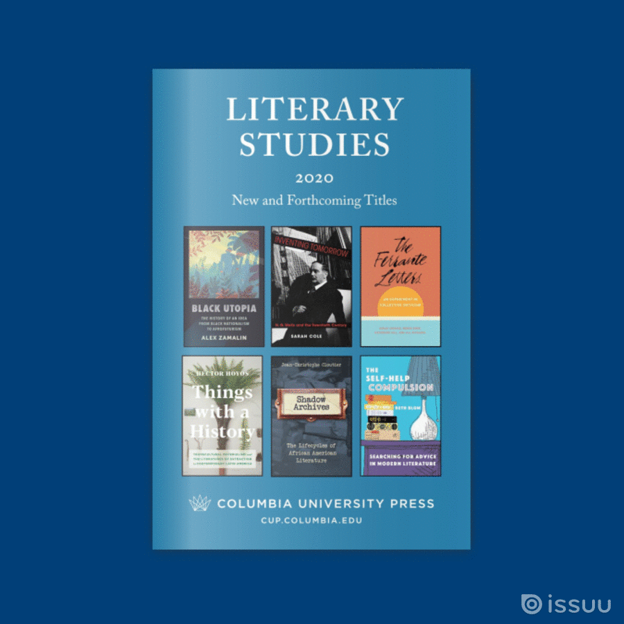Announcing Our 2020 Literary Studies Catalog Columbia University Press Blog