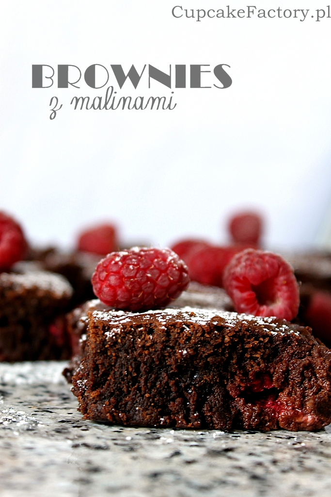 Brownies z malinami Cupcake Factory