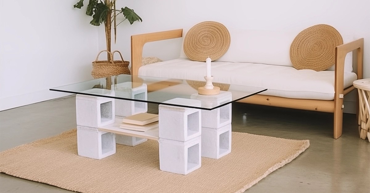 Cinder Block Coffee Table Quick & Easy DIY Project for 2024