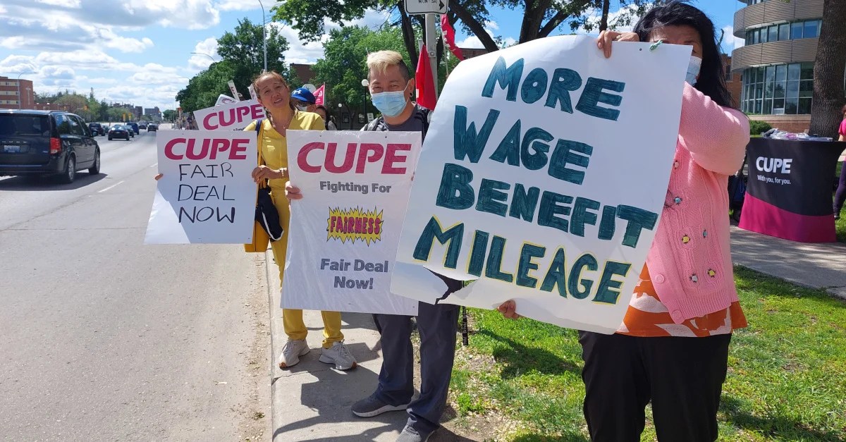 Manitoba must raise the mileage rates for Home Care and Health Care staff Canadian Union of