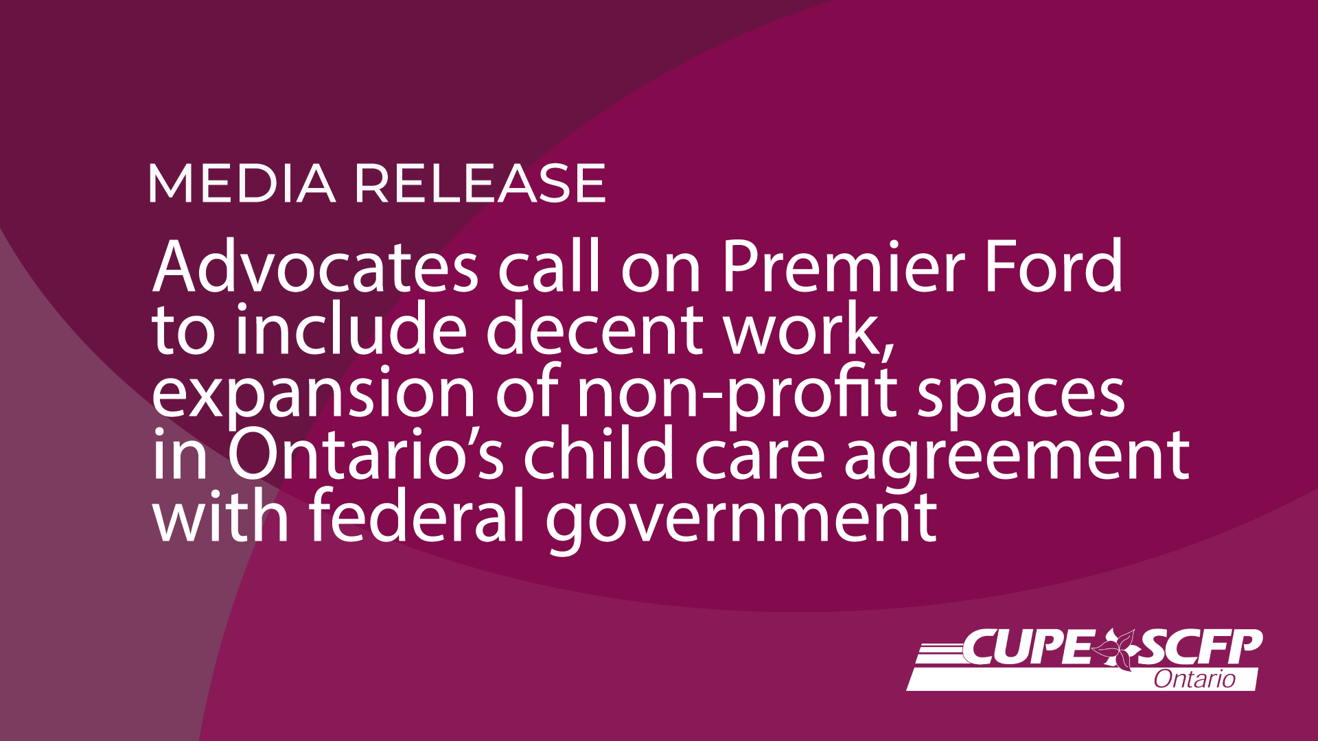 Advocates call on Premier Ford to include decent work, expansion of non