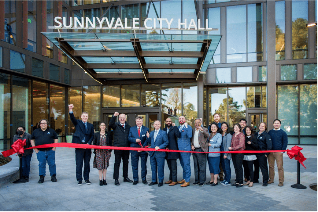 Sunnyvale Unveils AllElectric City Hall Cupertino Today