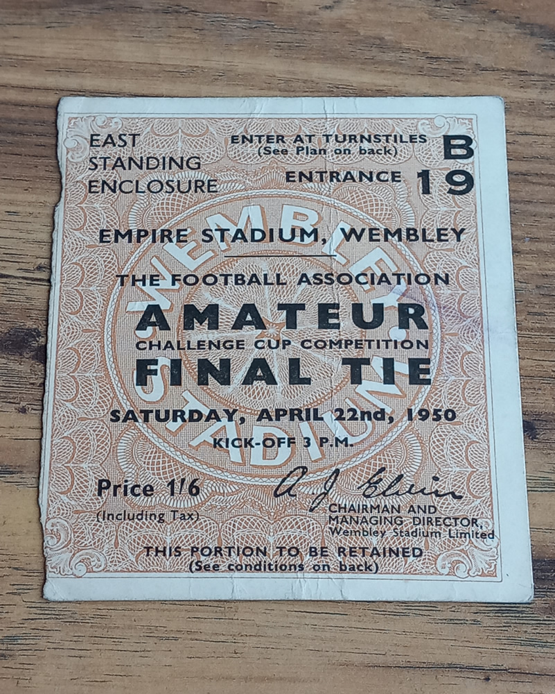 1950 FA Amateur Cup Final Auckland vs Willington Cup Final