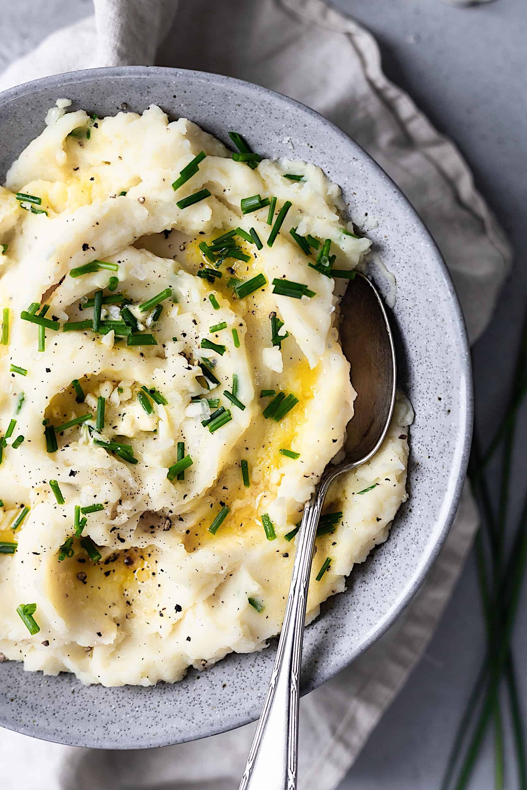 Creamy Garlic Mashed Potato Cupful of Kale