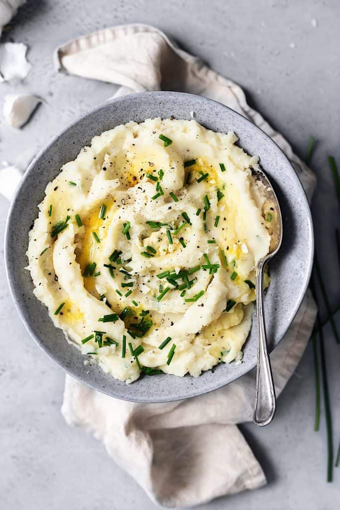 Creamy Garlic Mashed Potato Cupful of Kale