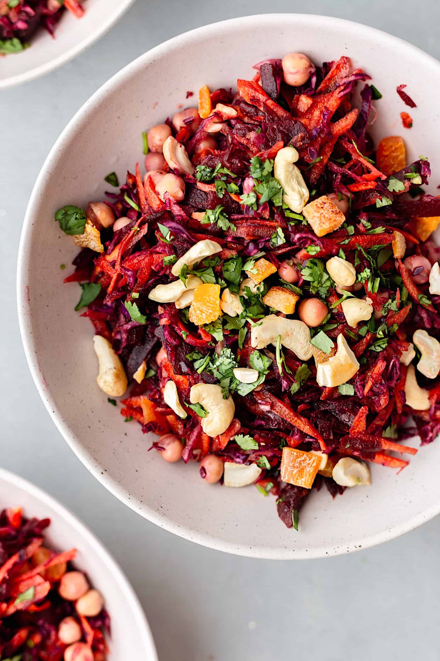 Winter Carrot & Beetroot Salad Cupful of Kale