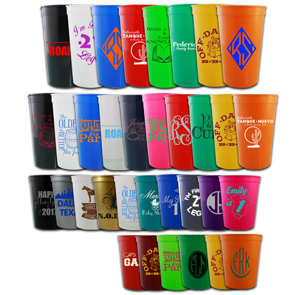 Personalized Stadium Cups