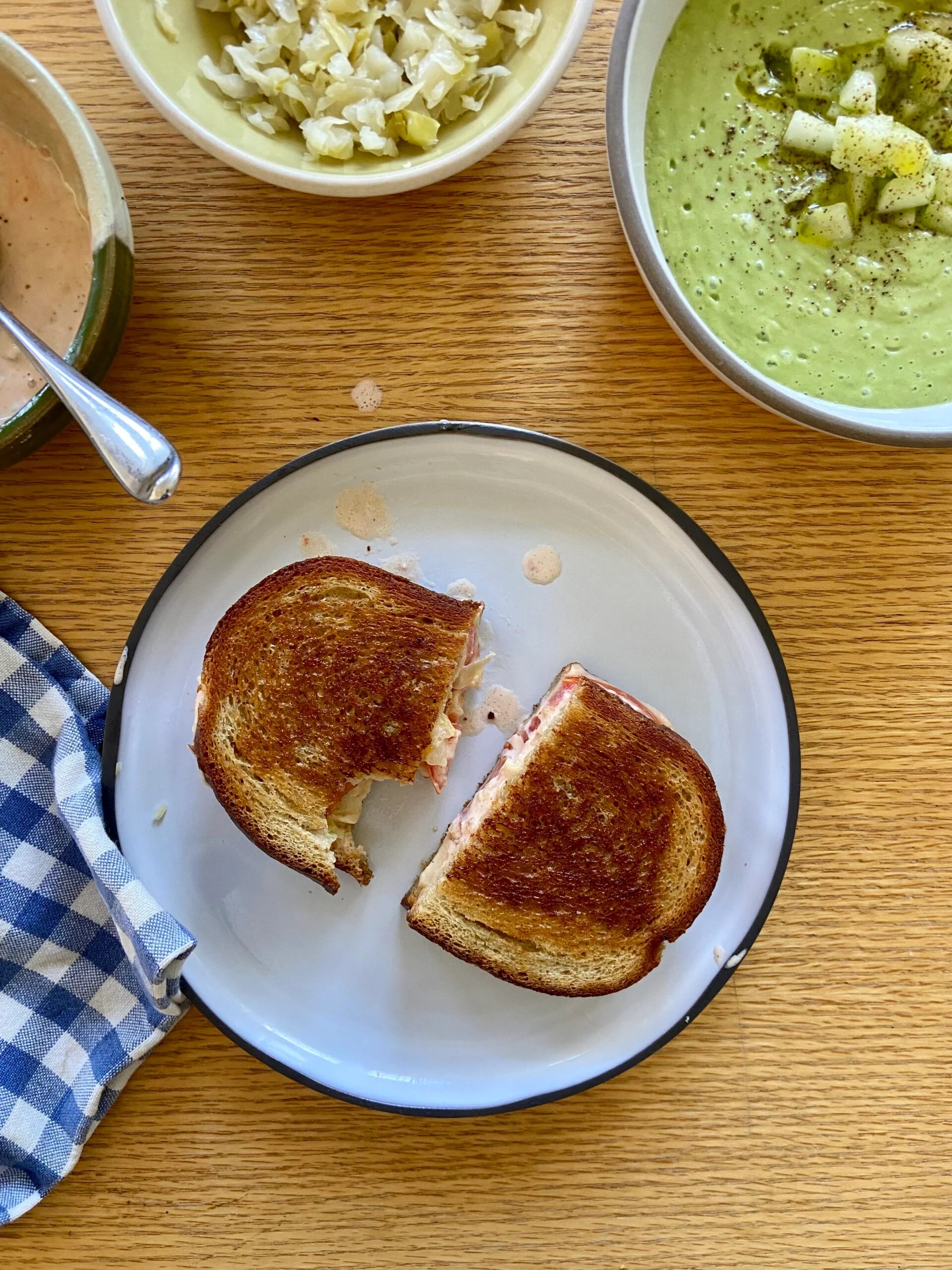 Easiest Summer Dinner Soup and a Sandwich Cup of Jo