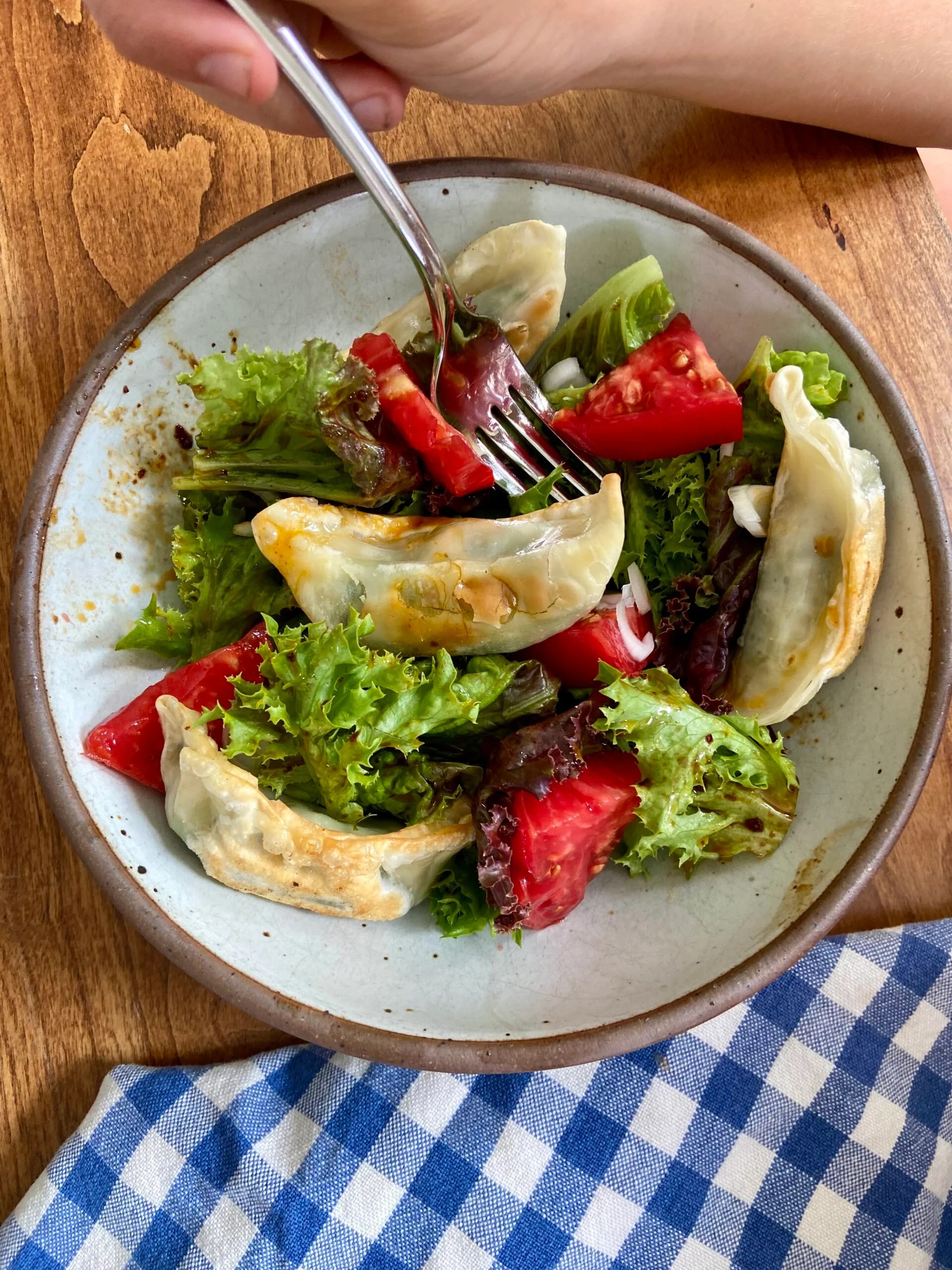 FiveIngredient Dinner Hetty McKinnon's Dumpling Salad Cup of Jo