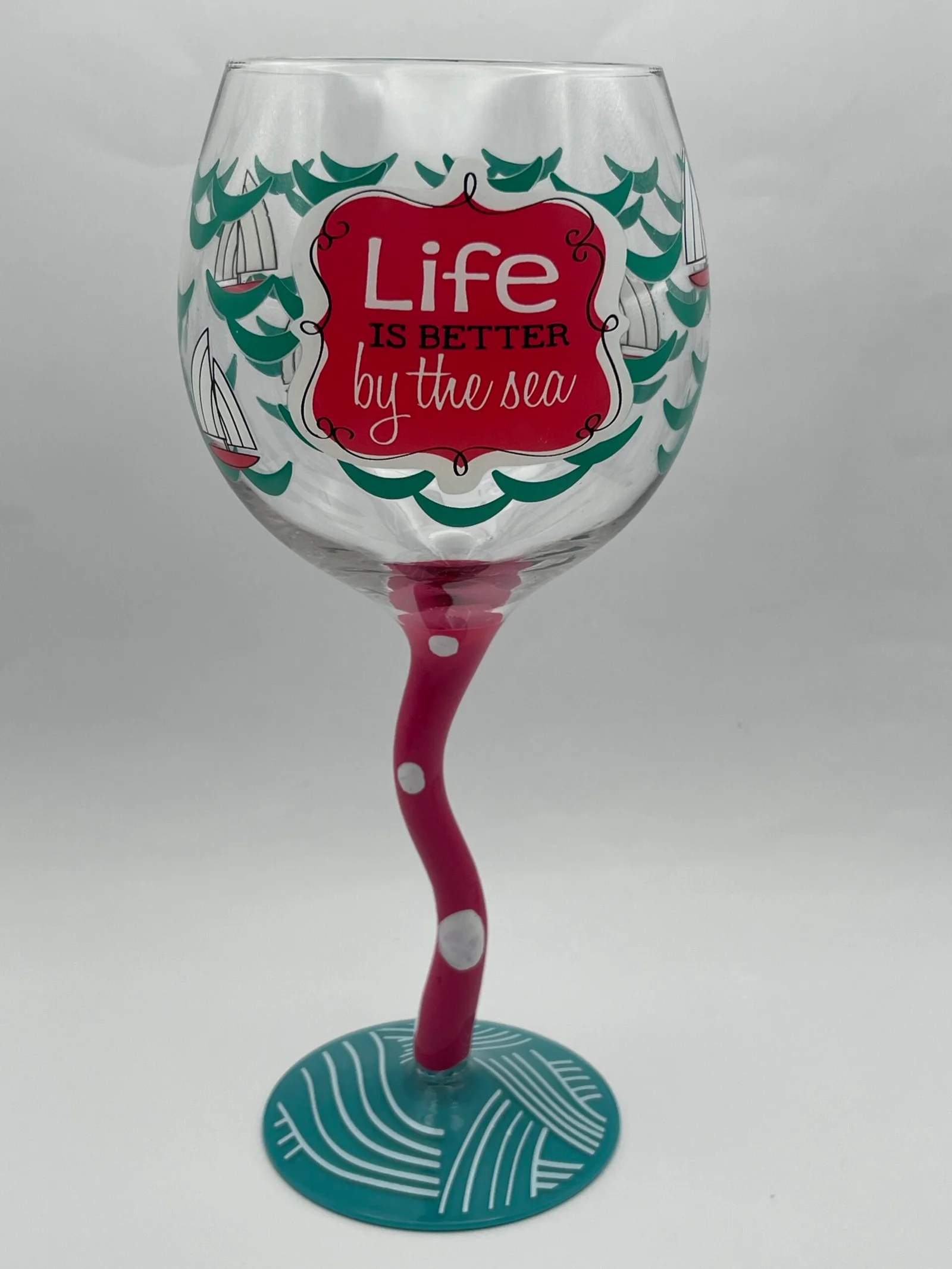 Better By Sea Wine Glass CupofMood