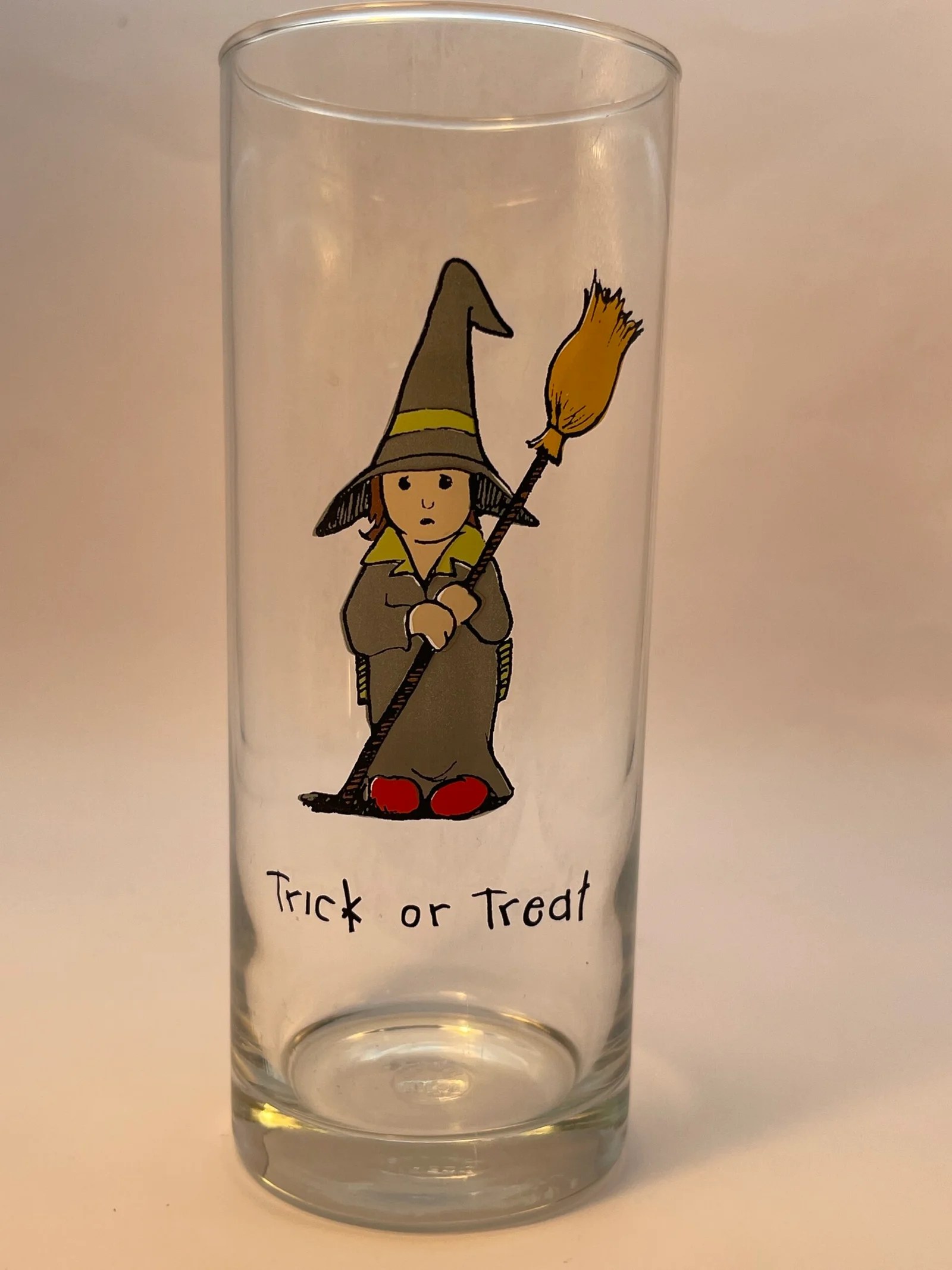 Trick or Treat Witch Glass CupofMood