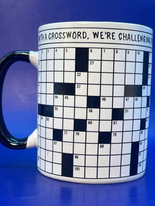 Crossword Puzzle Mug CupofMood