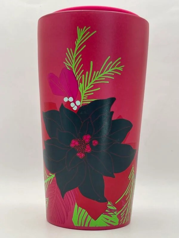 2021 Starbucks Poinsettia Holiday Travel Mug CupofMood