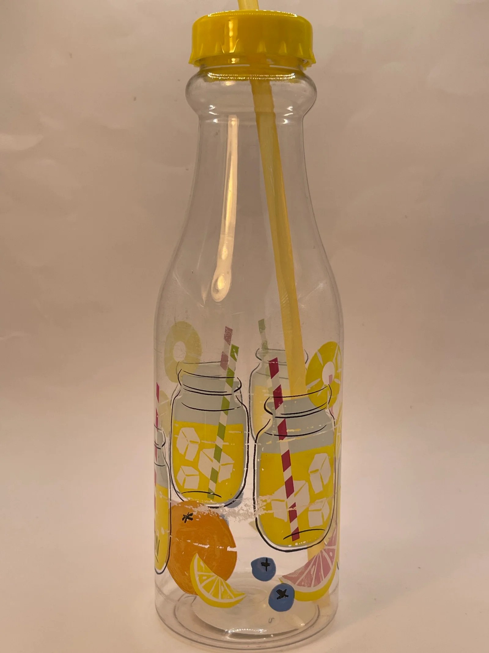 Yellow Mason Jar Water Bottle CupofMood