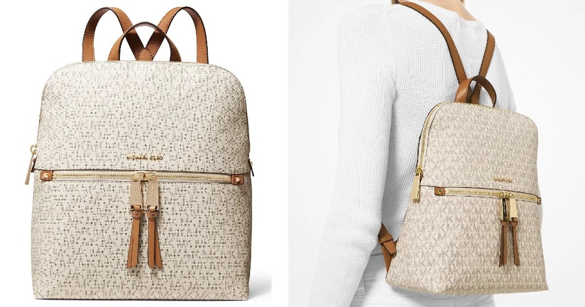 Michael Kors Rhea Zip Backpack SOLO 134.10 en Macy's (Reg 298)