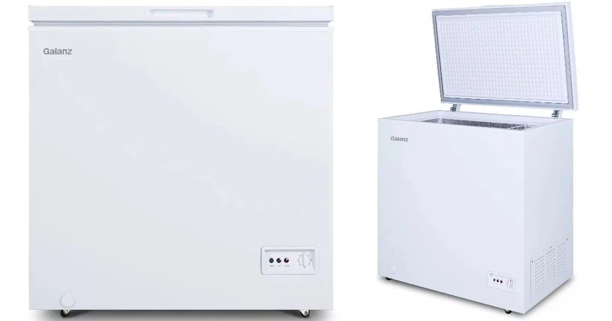Galanz 5.0 cu ft Chest Freezer SOLO 129.99 en Target (Reg 180)