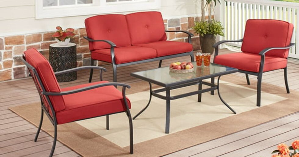 Set de Patio Mainstays de 4Piezas a solo 194 en Walmart (Reg. 324)