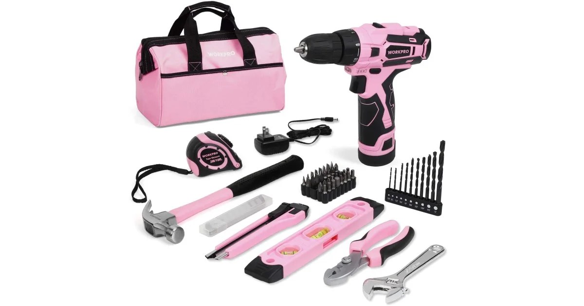 Workpro Drill & Home Tool Kit SOLO 44.99 (Reg 72) Cuponeandote