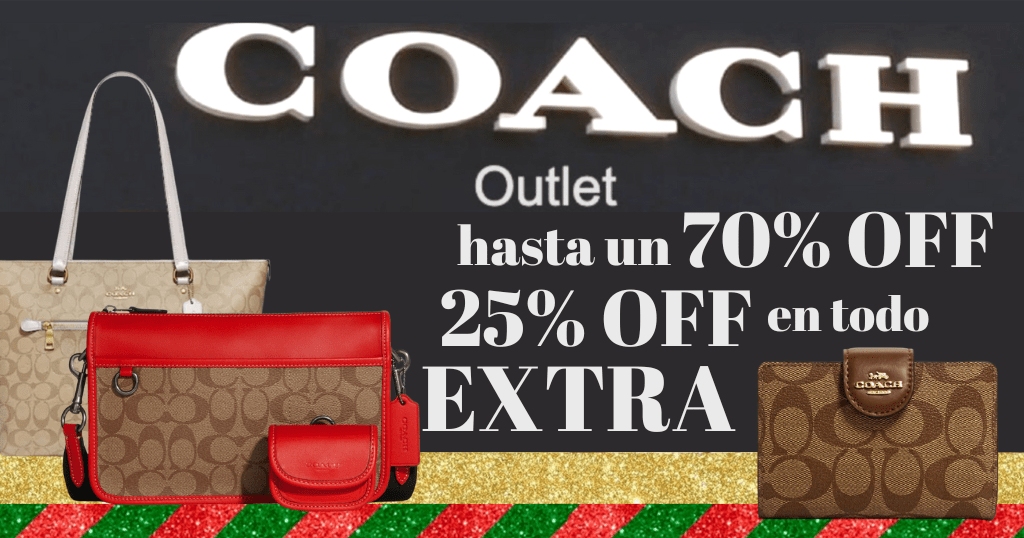 Coach Outlet Gran Venta de Black Friday con hasta un 70 de Descuento