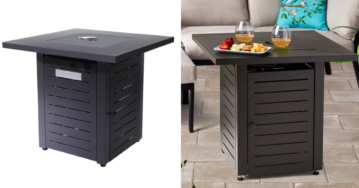 Mainstays Propane Fire Pit Table 28-In a solo $158 en Walmart (Reg