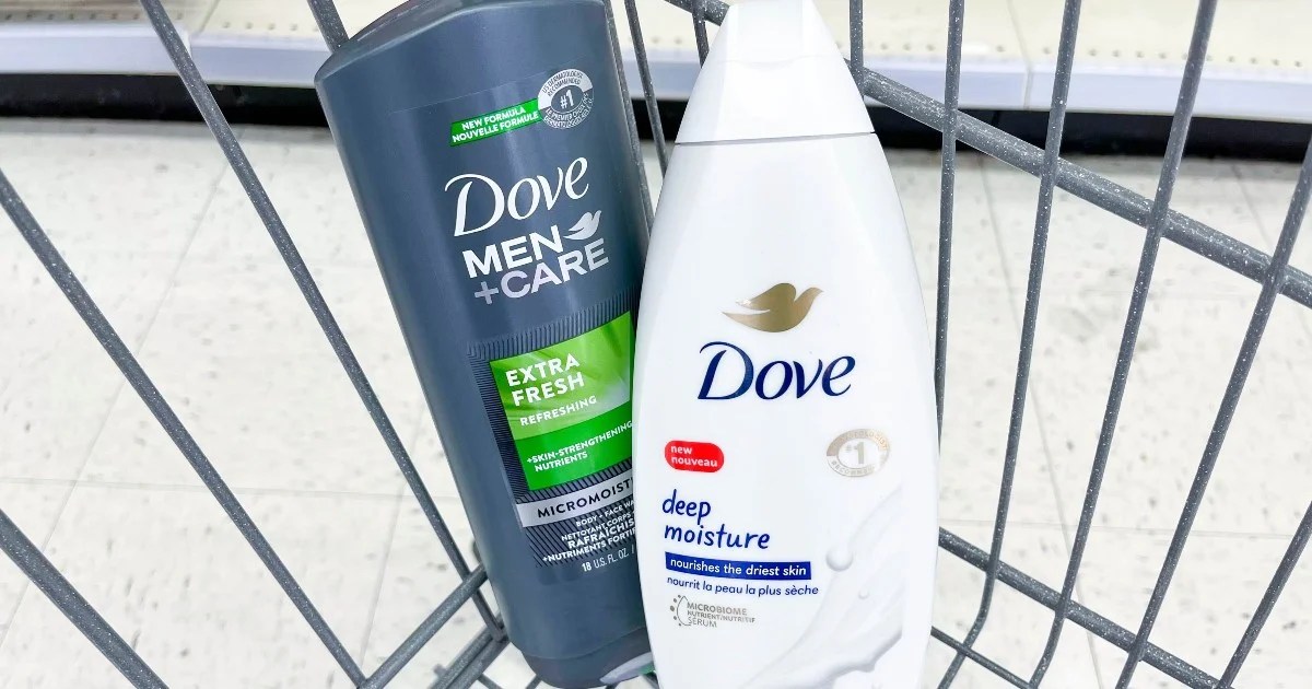 Dove Body Wash y Dove Men+Care Body Wash SOLO 1.51 en Walgreens
