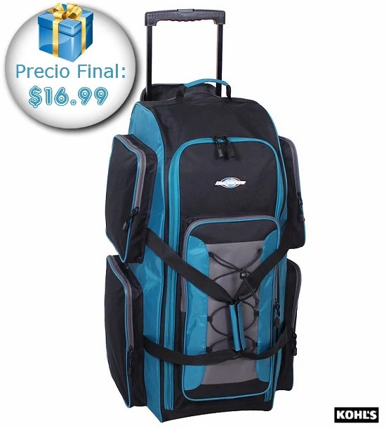 Destinations Luggage Wheeled Duffel Bag 16.99 at Kohls