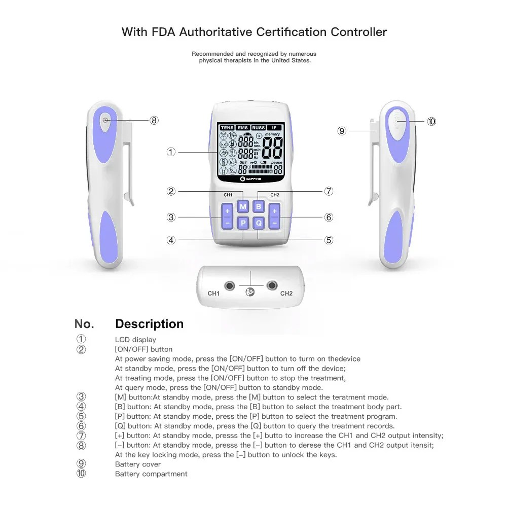 Cupping Therapy TENS Device
