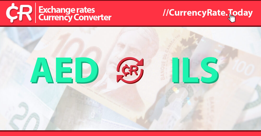245 Dirhams (AED) to Shekels (ILS) Currency Converter