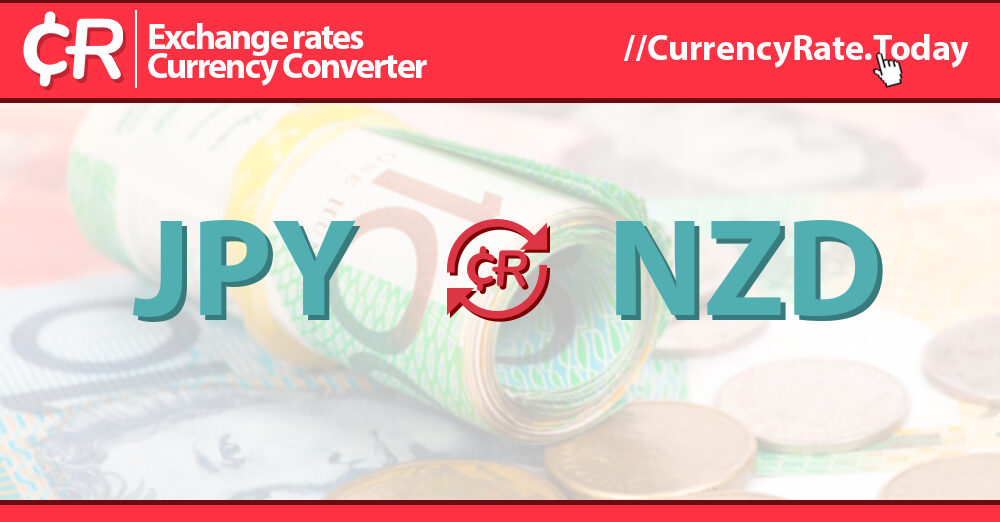 3000 Yens (JPY) to New Zealand Dollars (NZD) Currency Converter