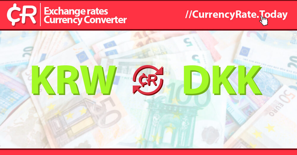 488000 Won (KRW) to Danish Kroner (DKK) Currency Converter