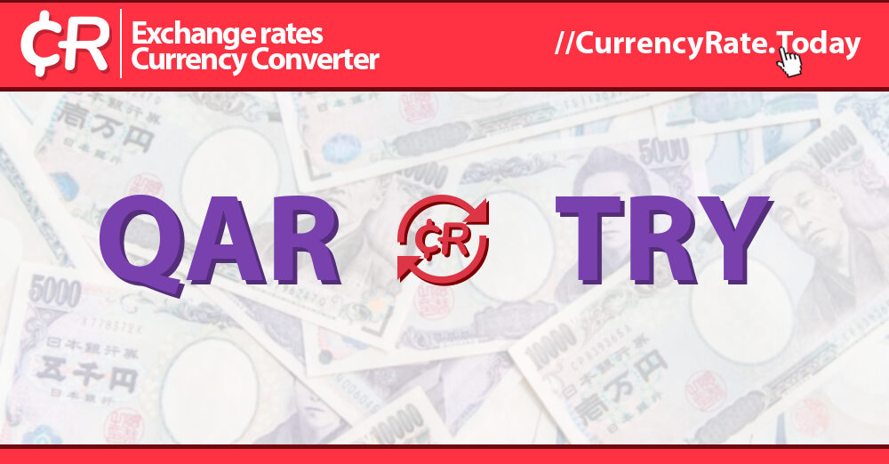 1500 Riyals (QAR) to Turkish Liras (TRY) Currency Converter