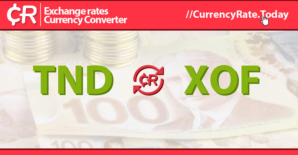 2 Million Tunisian Dinars (TND) to Xo Francs (XOF) Currency Converter