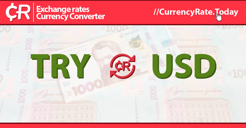 11000 Turkish Liras (TRY) to US Dollars (USD) Currency Converter