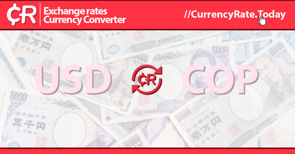 286 Dólar Americano (USD) a Peso Colombiano (COP)