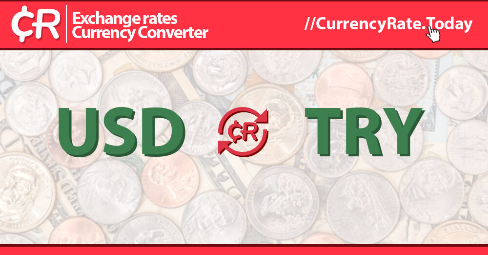 2500 US Dollars (USD) to Turkish Liras (TRY) Currency Converter