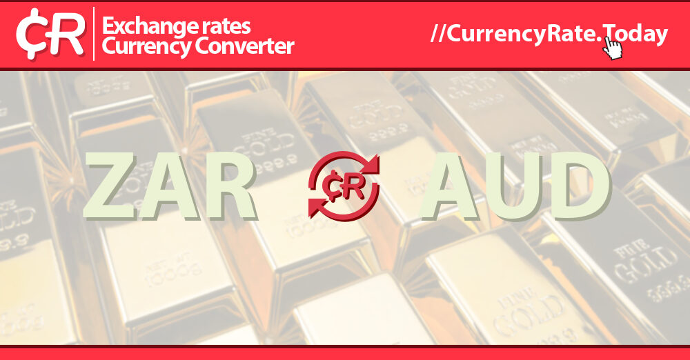 40 Rands (ZAR) to Australian Dollars (AUD) Currency Converter