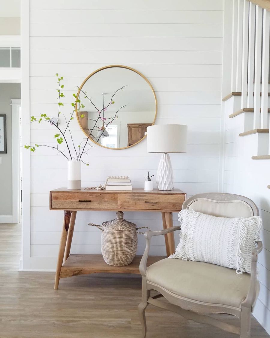 7 Neutral Entryways with Warm Tones