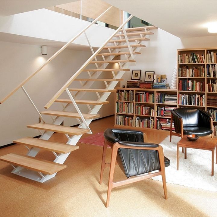 7 MidCentury Modern Staircases