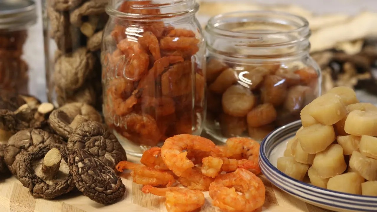 How to Make Dried Shrimp, Scallops and Mushrooms Curated Kitchenware
