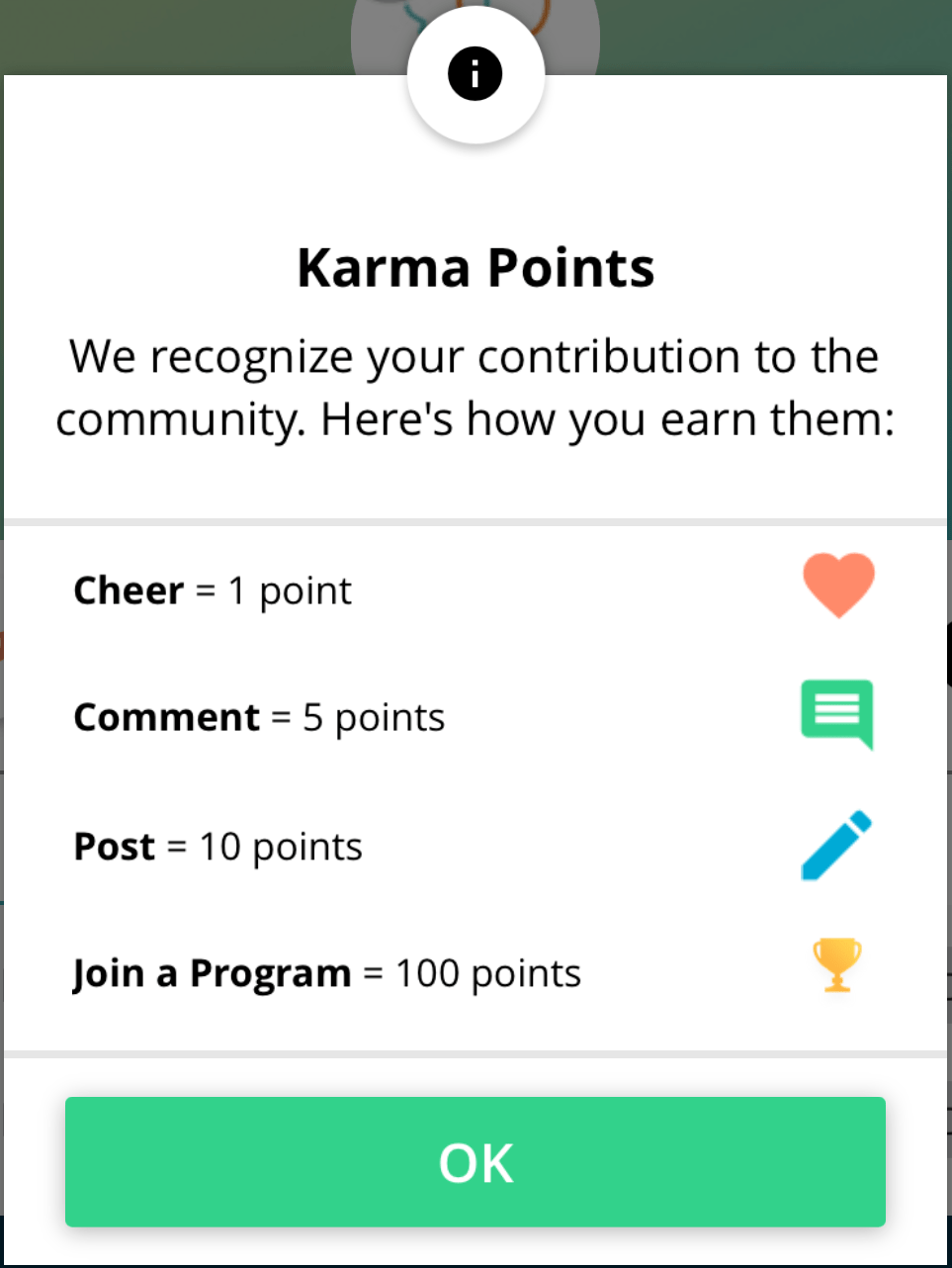 Karma Points Curatio