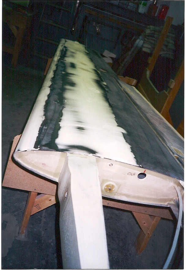 Finishing a composite airplane