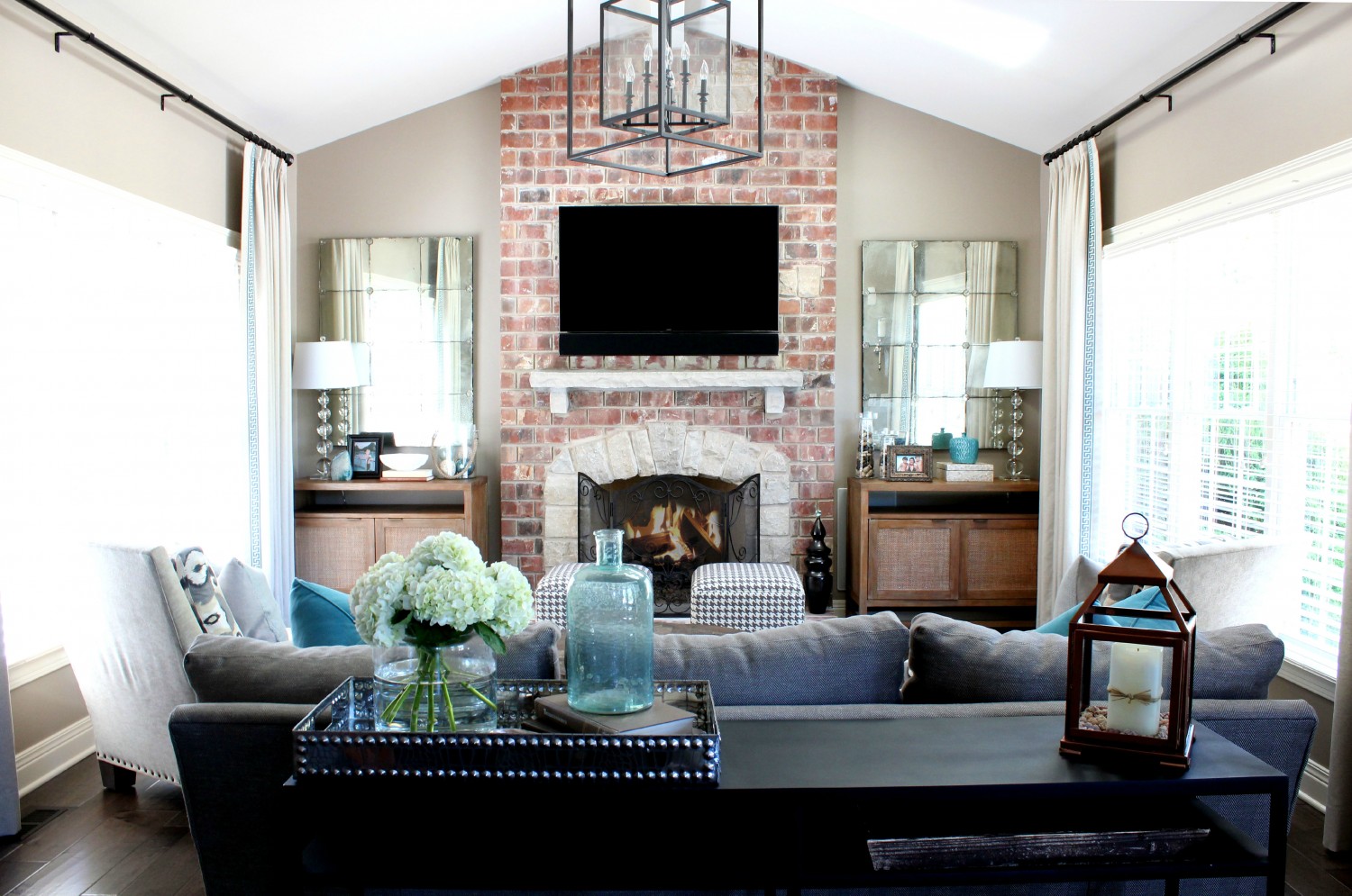 Brookhaven Remodel // Kitchen + Living Cure Design Group Cure Design