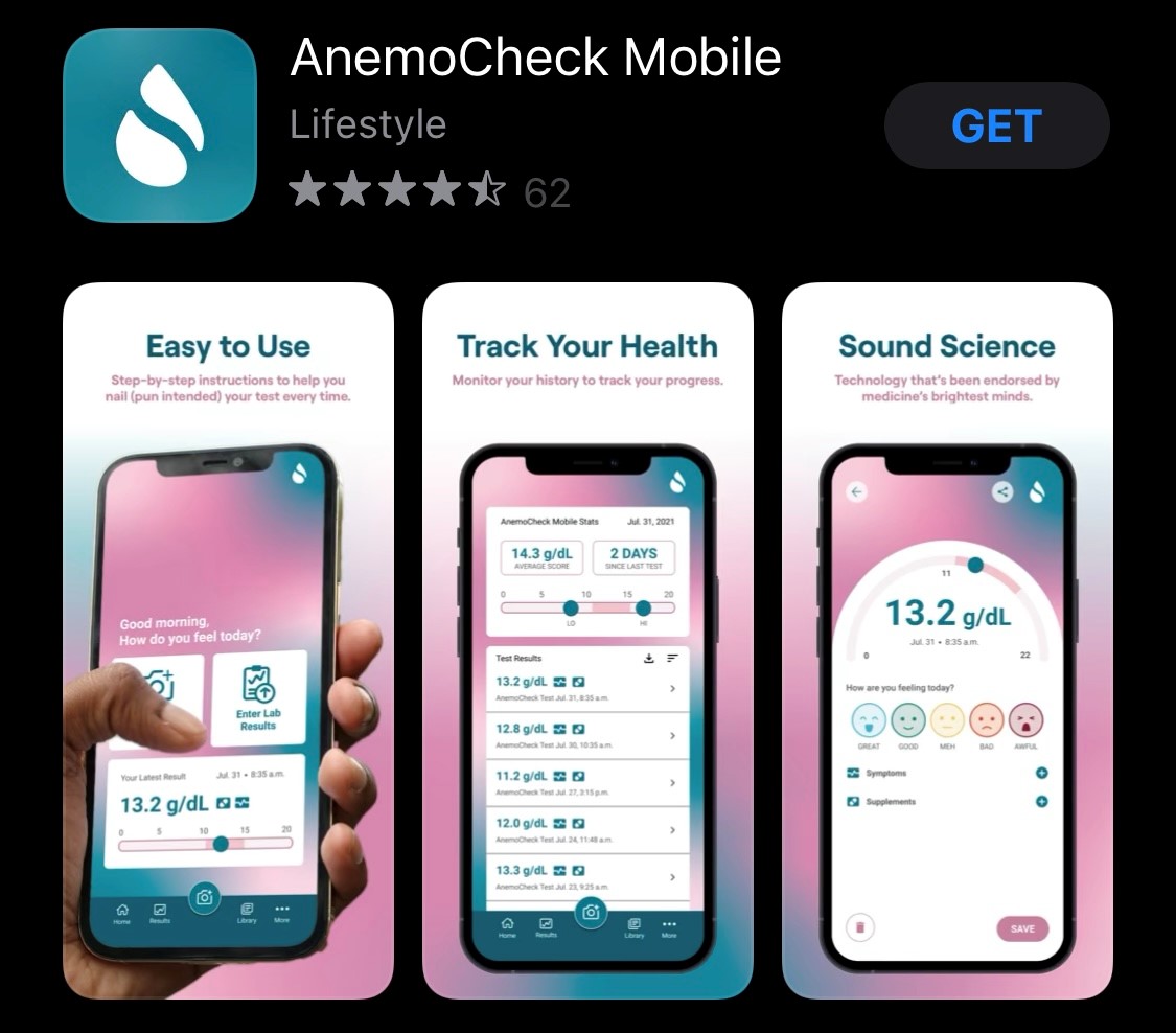 AnemoCheck Mobile App CureHHT