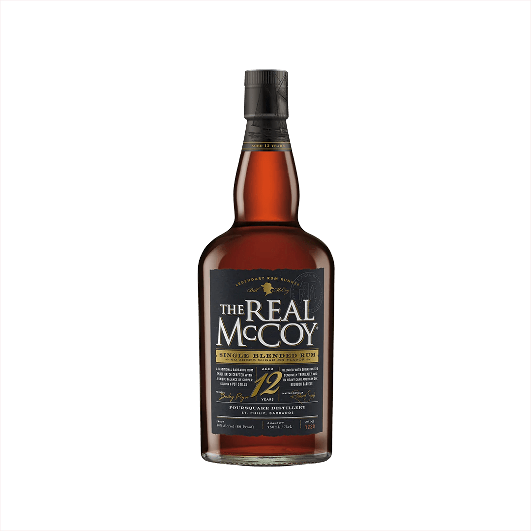 The Real McCoy 12 Year Aged Single Blended Rum Order Online Curiada